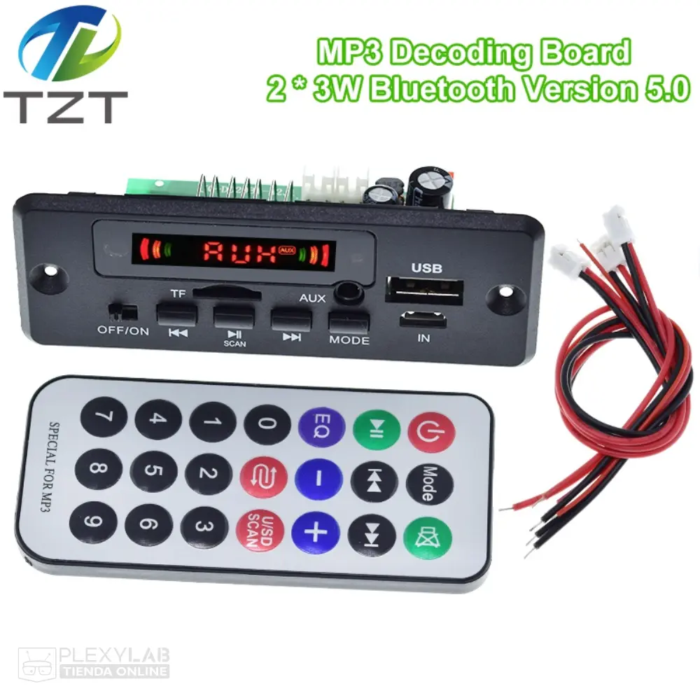 modulo-mp3-bluetooth-5.0-con-amplificador-de-2x3w,-car-audio-12v-fm-radio-usb-con-control-remoto-003