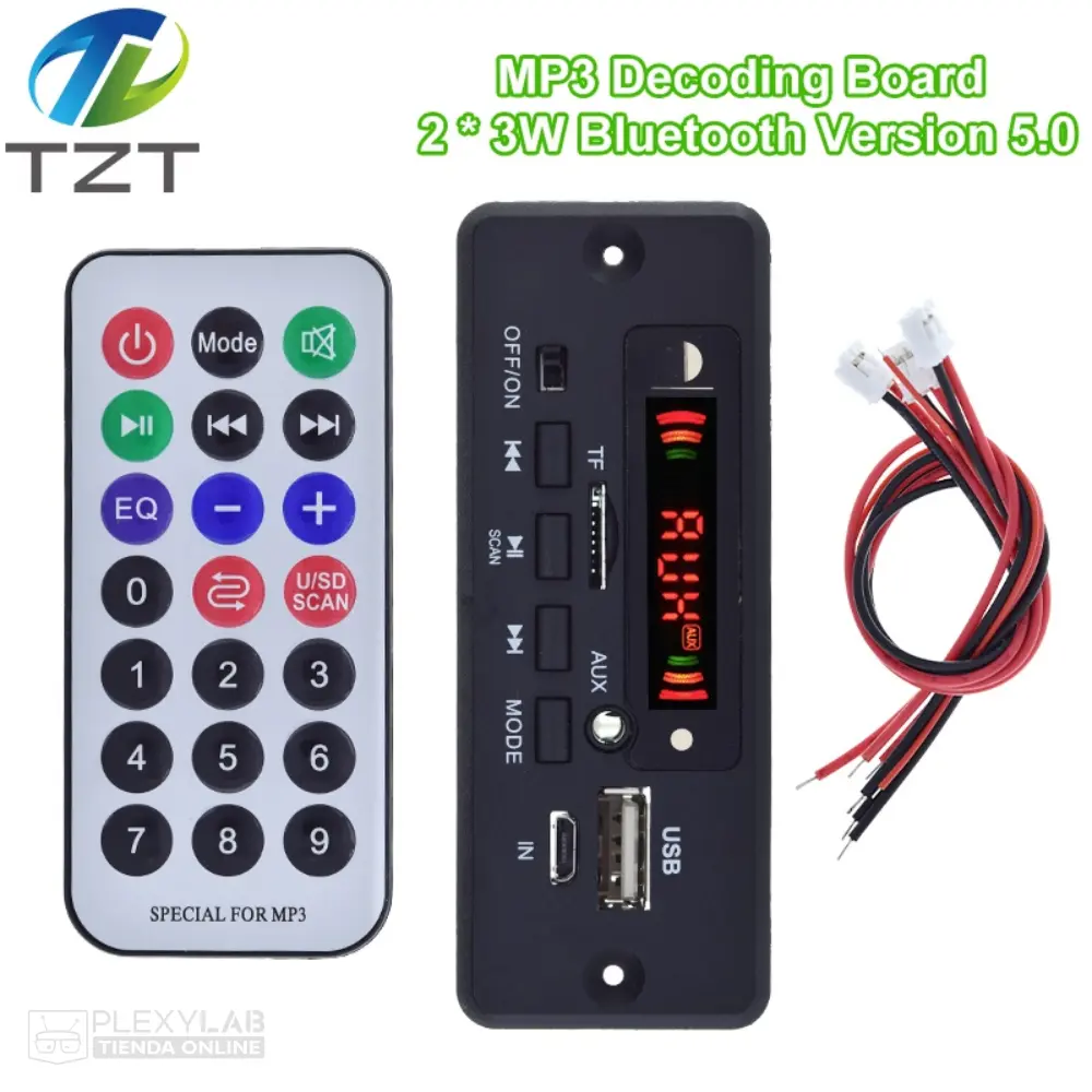 modulo-mp3-bluetooth-5.0-con-amplificador-de-2x3w,-car-audio-12v-fm-radio-usb-con-control-remoto-004