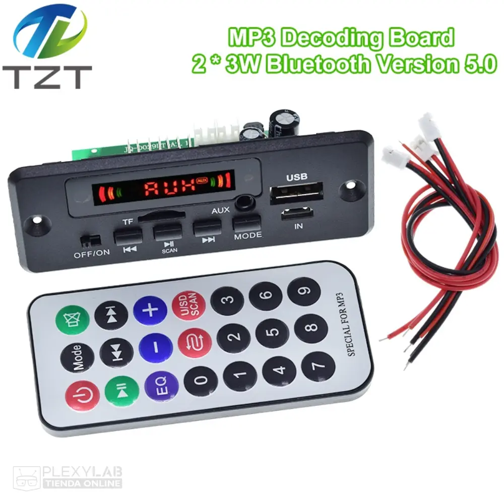 modulo-mp3-bluetooth-5.0-con-amplificador-de-2x3w,-car-audio-12v-fm-radio-usb-con-control-remoto-005