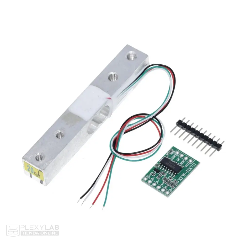 Sensor de peso con módulo HX711 y celda de carga