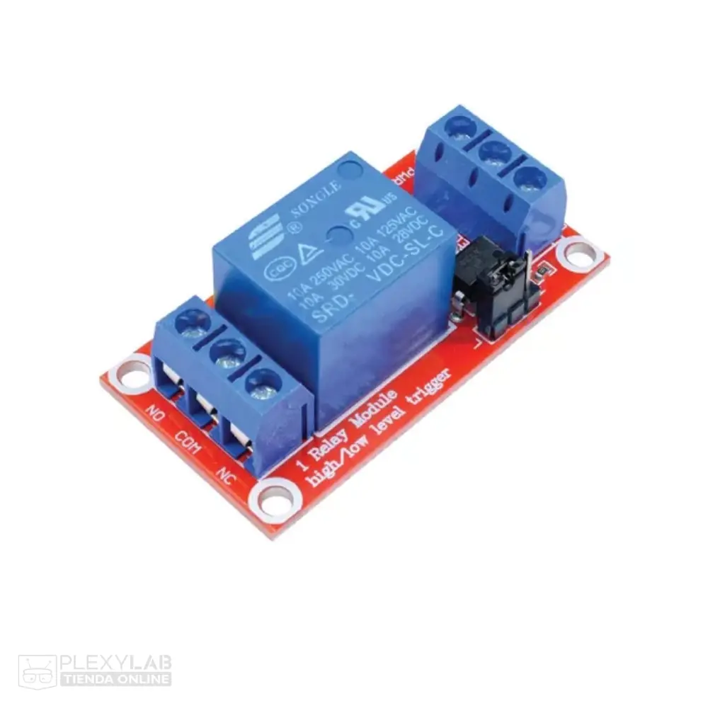 Módulo relé de 12V activo alto/bajo con optoacoplador