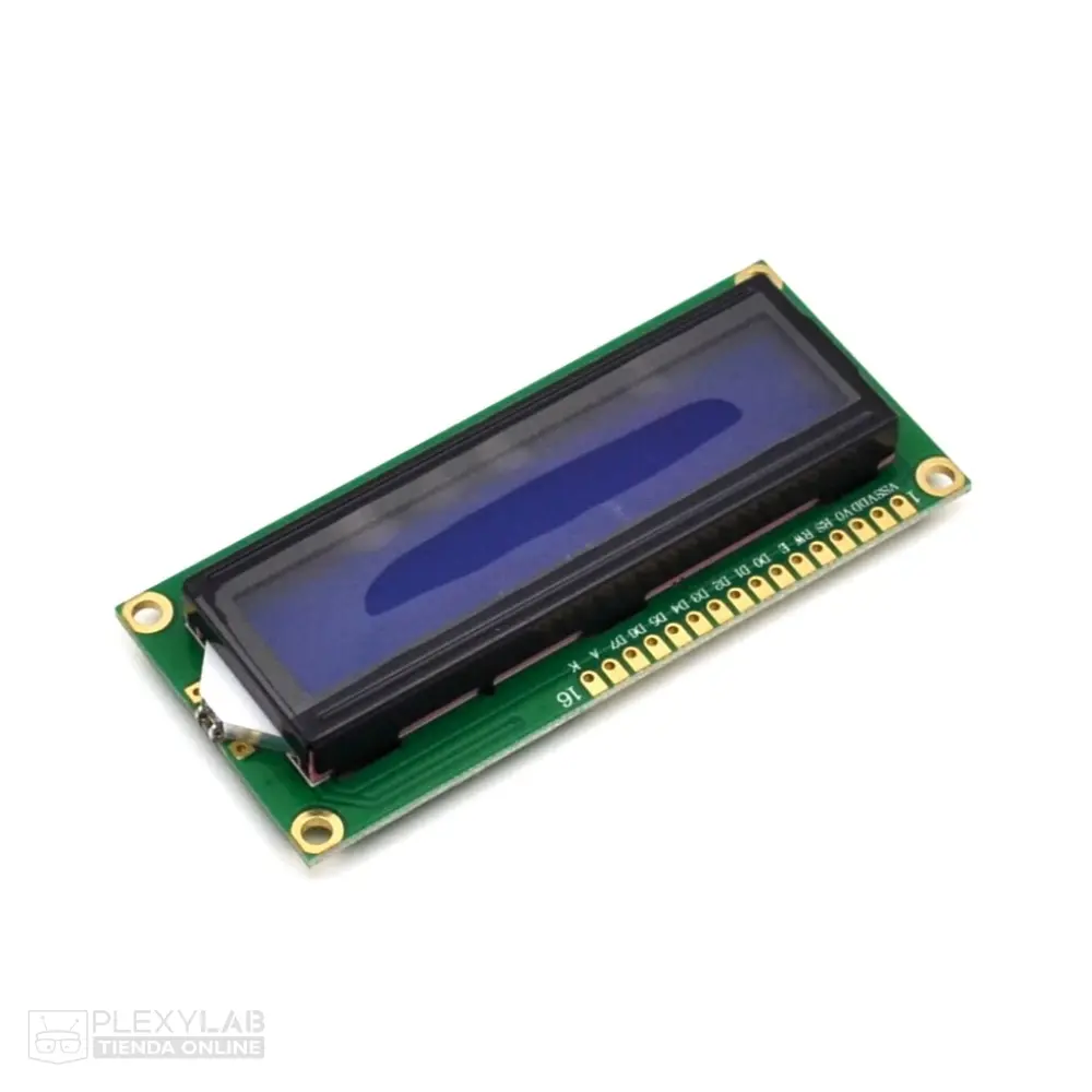 Pantalla LCD 1602 azul, 16x2 caracteres Arduino PIC