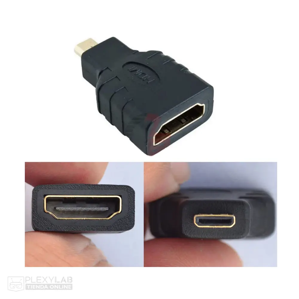 Adaptador micro HDMI a HDMI para cámara, compatible con Raspberry Pi 4 y otros