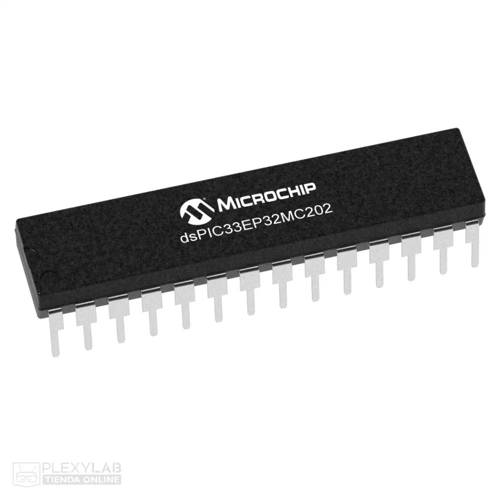 Microcontrolador dsPIC33EP256MC202-I/SP, encapsulado DIP-28