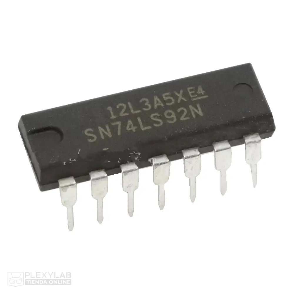 Circuito integrado 74LS92 contador divisor por 12