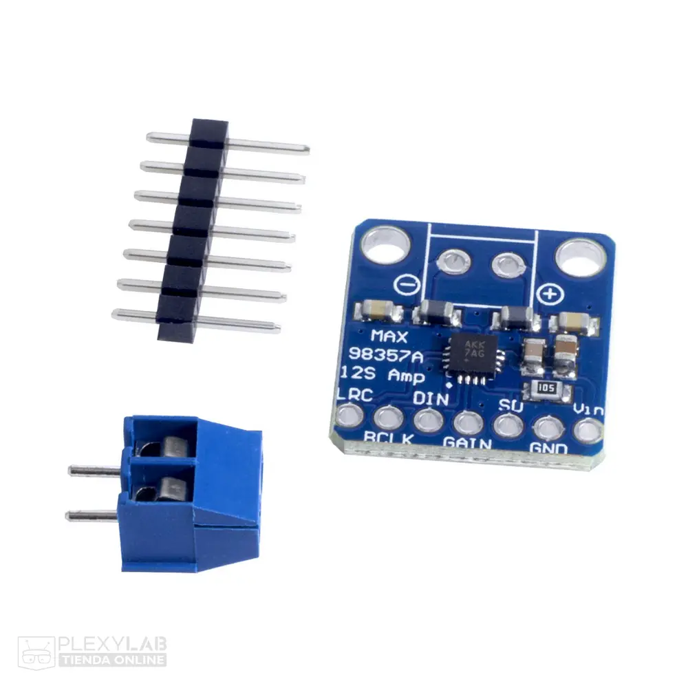 Módulo amplificador de audio MAX98357 Mono I2S 3W Clase D
