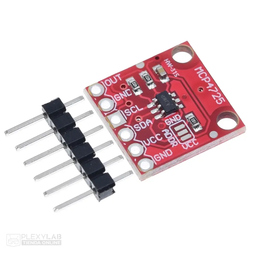 Módulo convertidor digital a analógico DAC MCP4725 I2C