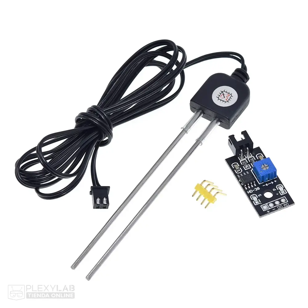 Módulo sensor de humedad del suelo HD-38 - Higrómetro con sonda resistente a la corrosión
