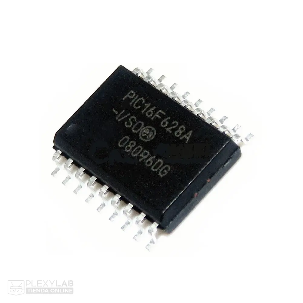 Microcontrolador PIC16F628A-I/SO, encapsulado SOIC-18