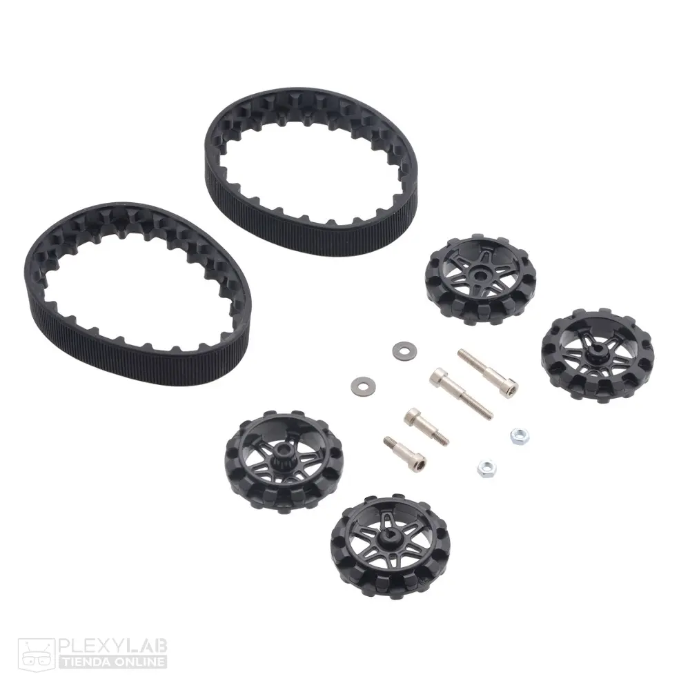 Kit de rueda de oruga, Pololu 22T Track Set, 22 dientes