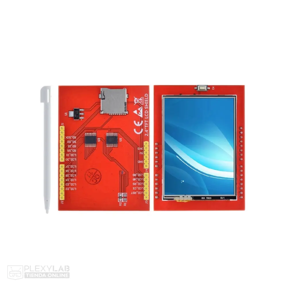 Módulo shield tarjeta de expansión pantalla táctil LCD TFT de 2.4" para Arduino UNO y MEGA