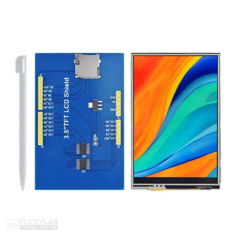 Módulo shield tarjeta de expansión pantalla táctil touch LCD TFT de 3.5" para Arduino UNO y Mega
