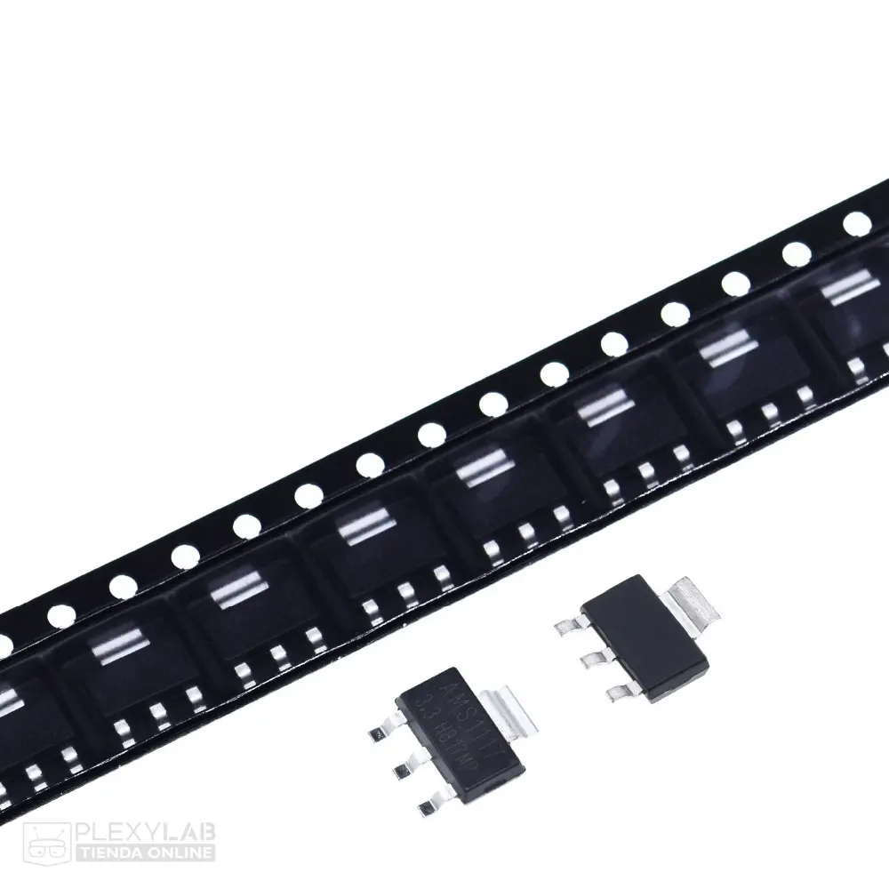 AMS1117-3.3 Regulador de voltaje LDO de 3.3V 1A, encapsulado SOT-223