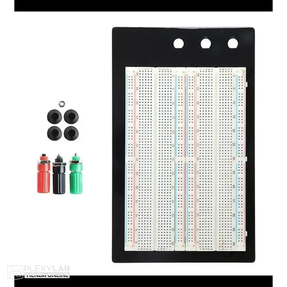 Protoboard de 1660 puntos, doble hilera