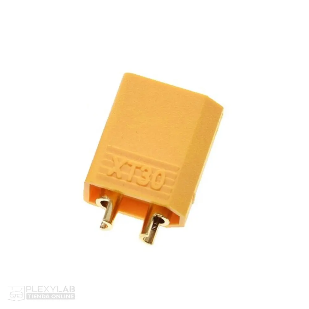 Conector AMASS XT30U 2 pines, 15 A, para baterías LiPo