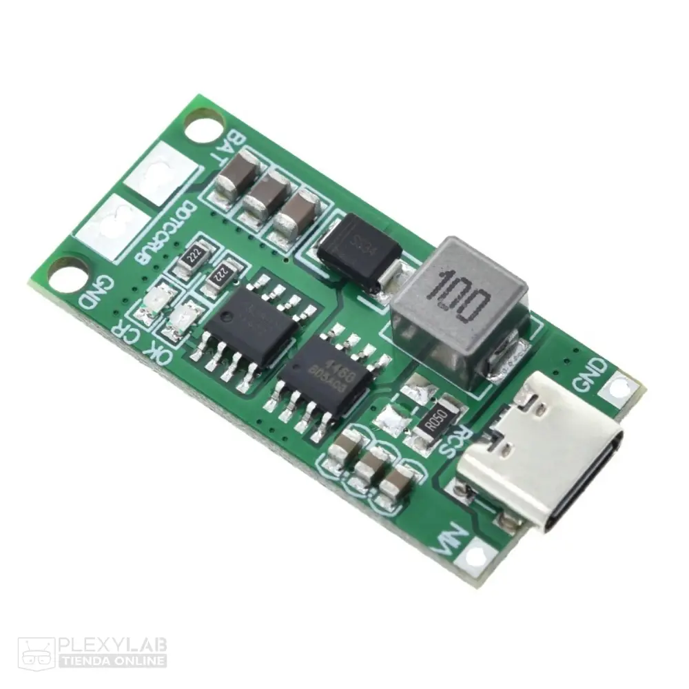 Módulo de carga multi celda CN3302 2S 7.4V para baterías de litio Li-Ion LiPo con conector USB Tipo C