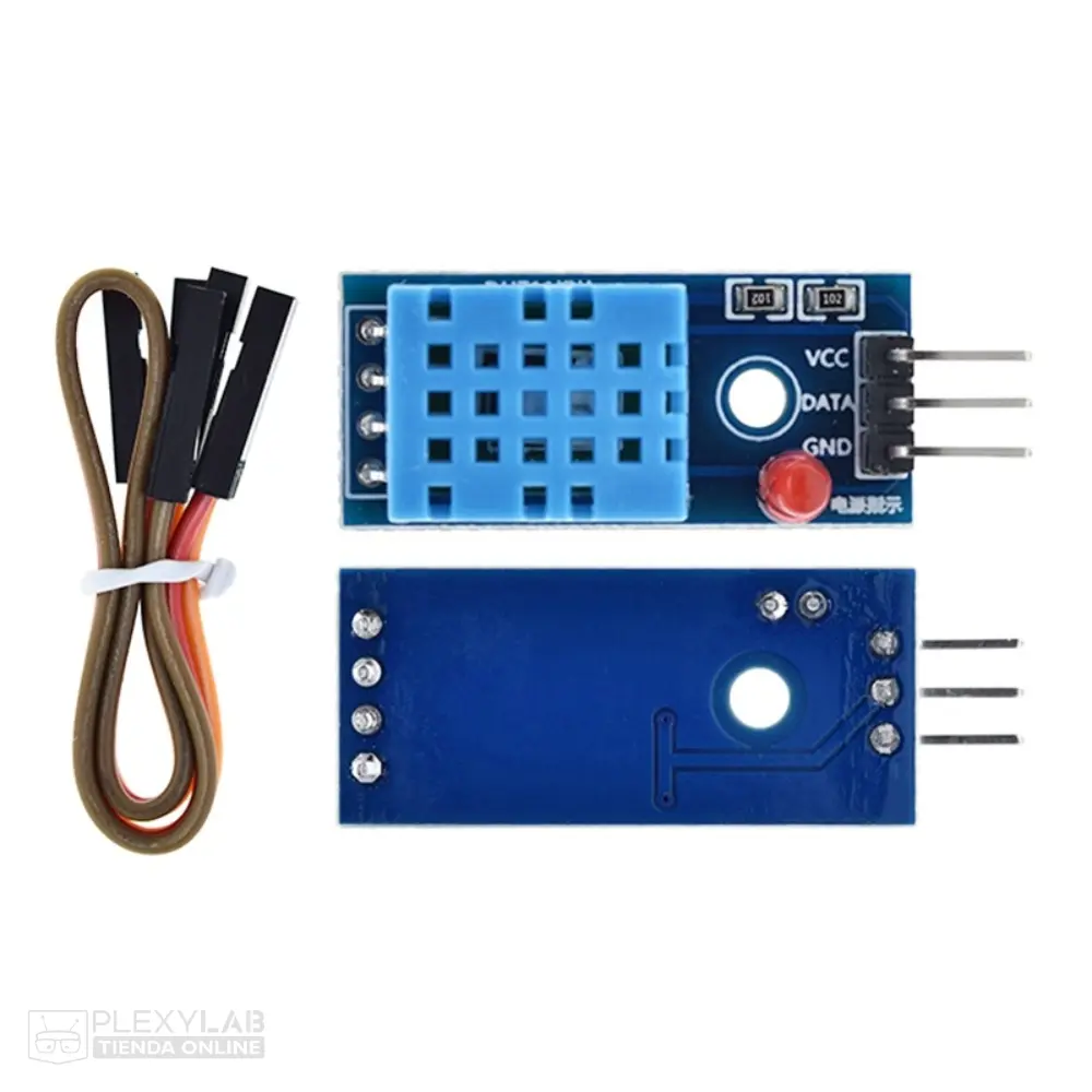 Módulo sensor de temperatura y humedad DHT11 con LED