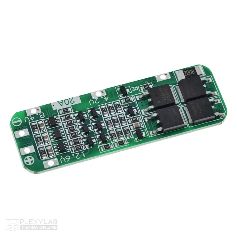 Módulo BMS balanceador y protección de baterías de litio de 3 celdas 3S 20A