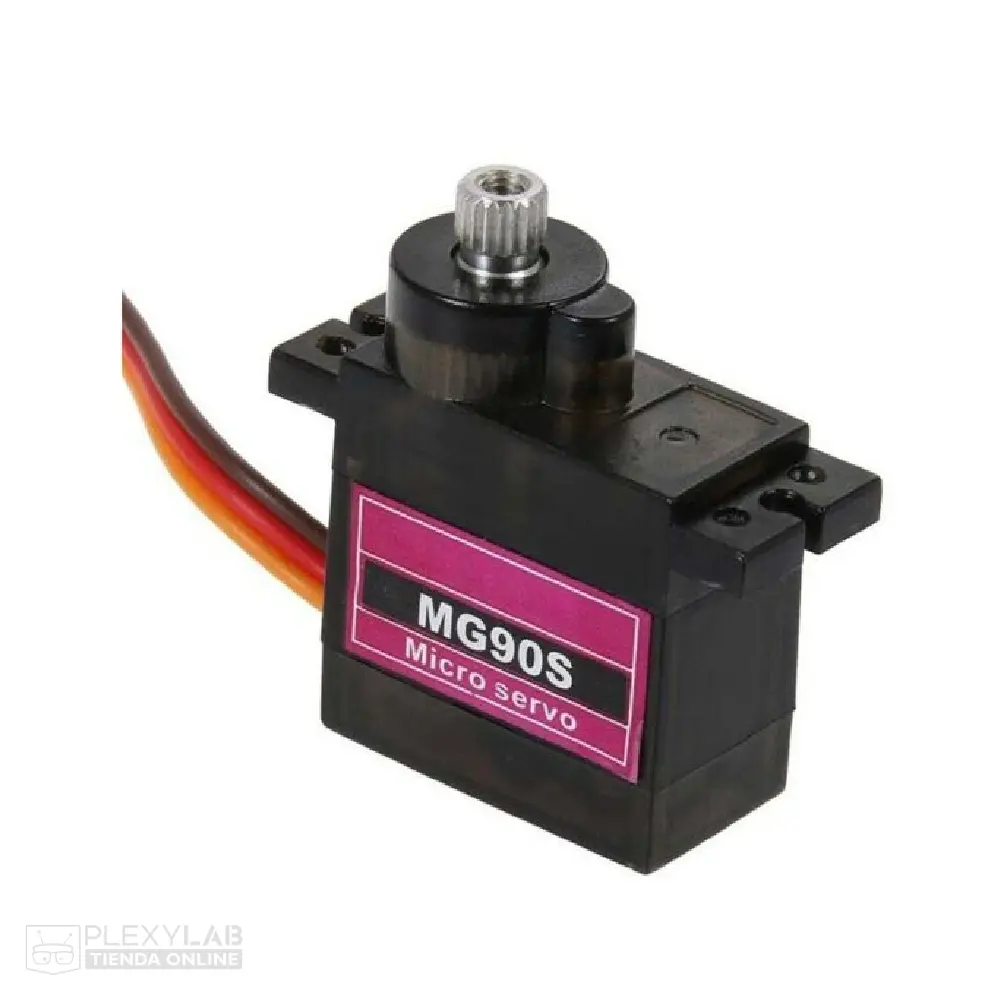 Micro servomotor MG90S engranajes metálicos, 2.5 kg/cm