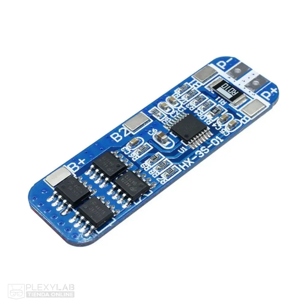 Módulo BMS balanceador y protección de baterías de litio de 3 celdas 3S 10A