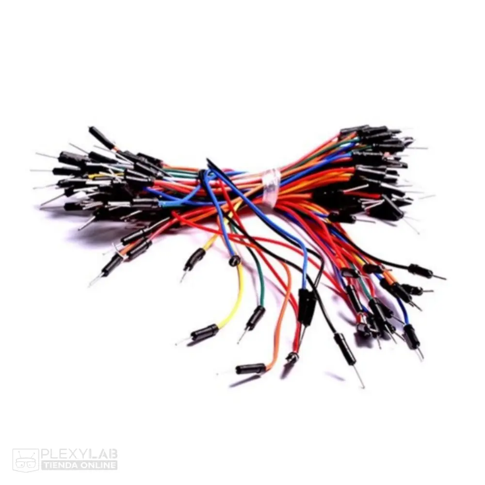 Cable jumper macho-macho, 65 unidades varios tamaños