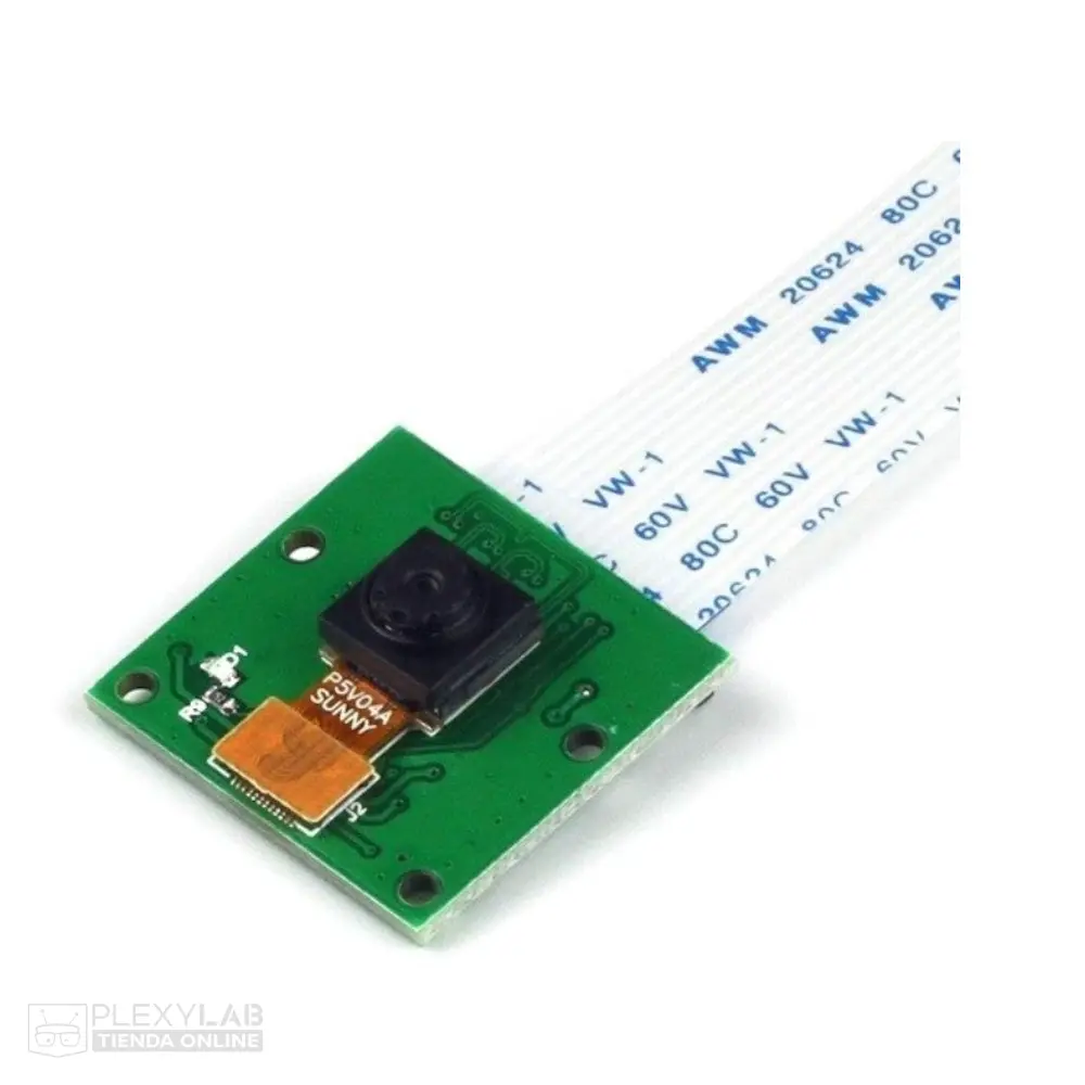 Cámara OV5647 V1.3 para Raspberry Pi, 5MP 1080p 30FPS, FOV 65°, incluye cable Flex CSI de 15 cm