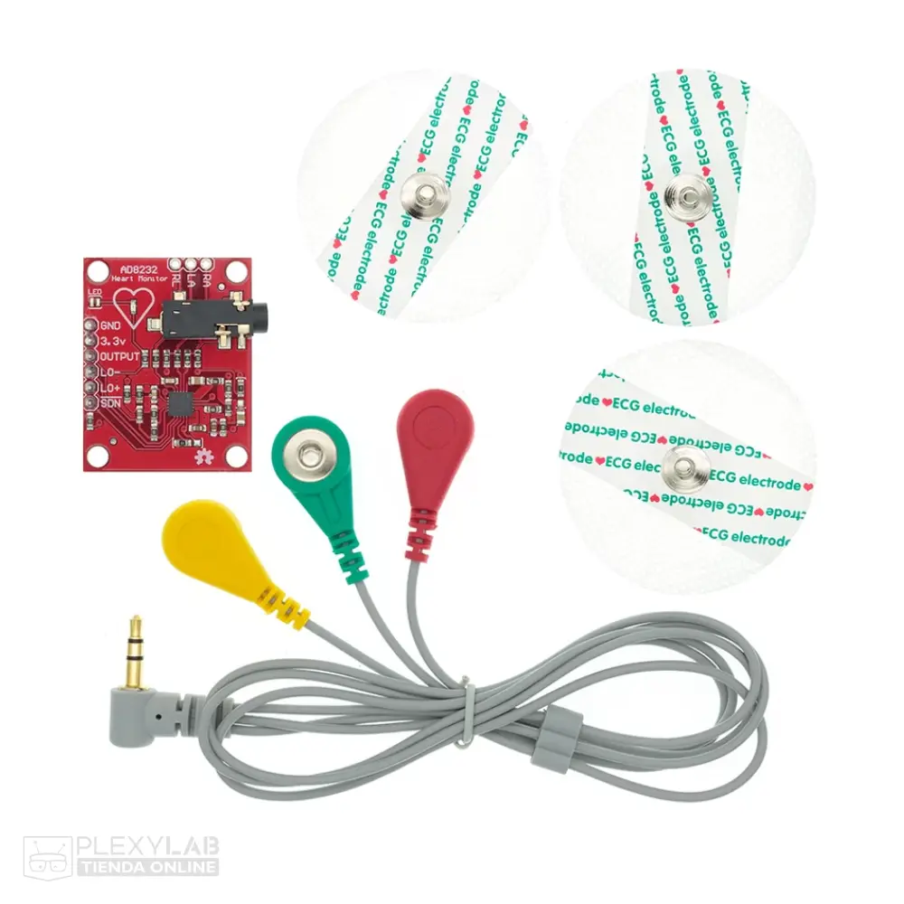 Módulo ECG AD8232 para medición de pulso/ritmo cardíaco