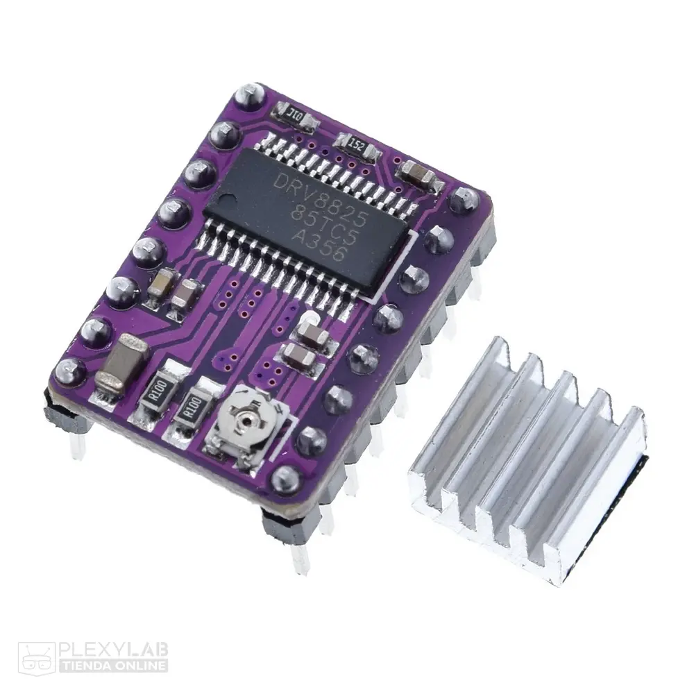 Controlador DRV8825 driver para motor a pasos impresora 3D y máquina CNC