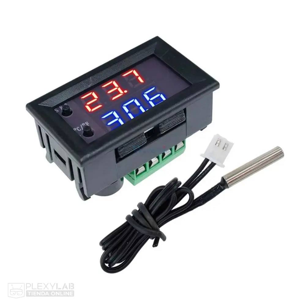 Módulo termostato W2809 W1209 WK 12V incubadora doble display para Arduino