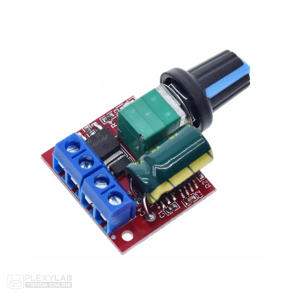 Módulo controlador de velocidad motores PWM de 5A 4.5V-35V