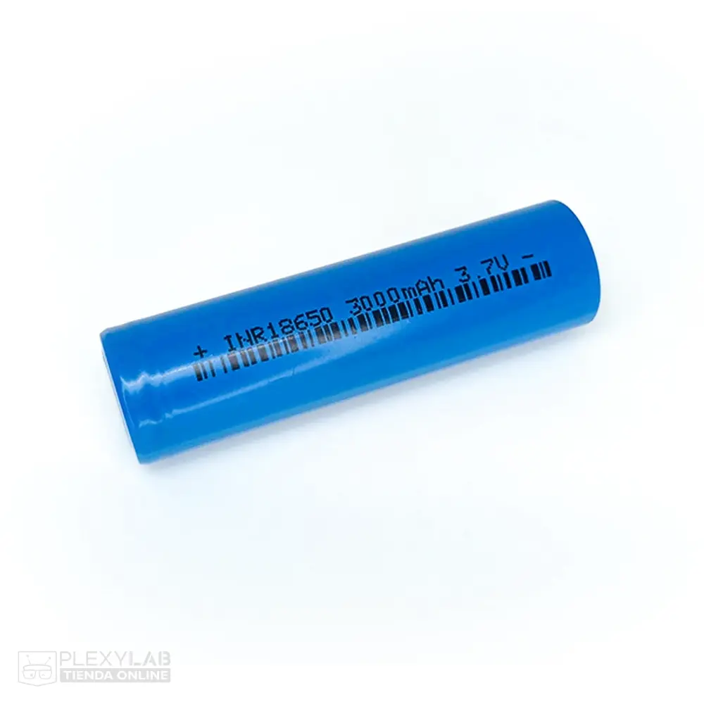 Pila batería de litio 18650 genérica de 3.7V de 3000 mAh