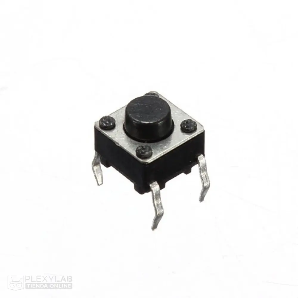 Pulsante pulsador de 4 pines de 6x6x5 mm