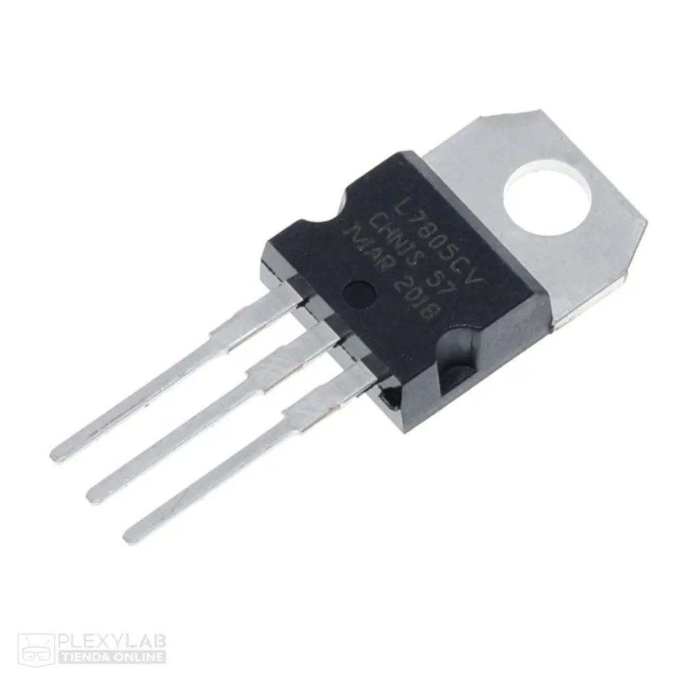 L7805 Regulador de voltaje 5V, encapsulado TO-220