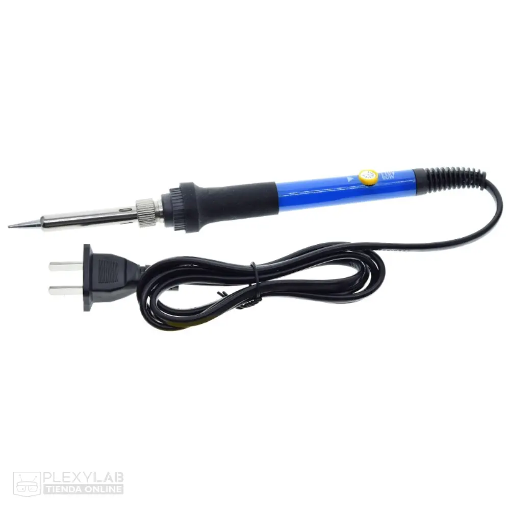 Cautín con regulador de temperatura, rango 200-450°C, 60W 110V, compatible con puntas 900M-T
