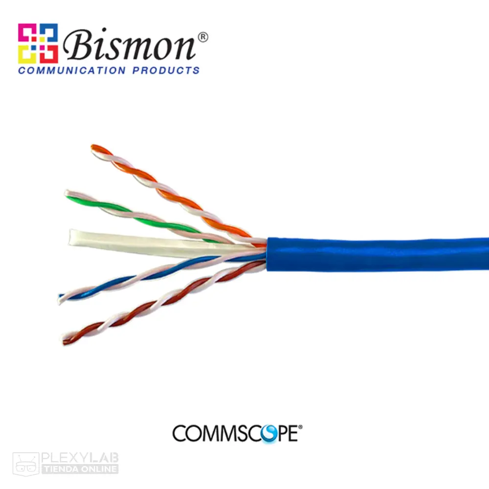 Cable multipar UTP CAT. 6, AWG 23, 4 pares