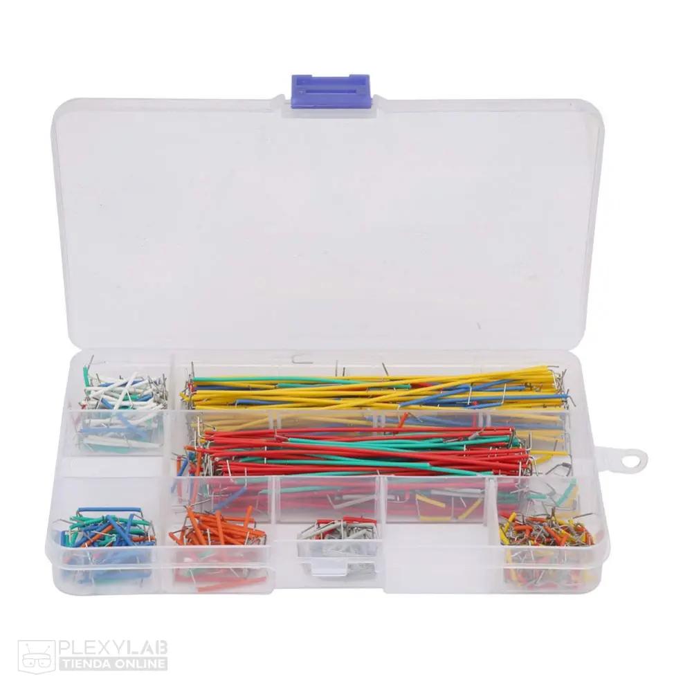 Cables jumper para protoboard, caja con 560 unidades, varios tamaños
