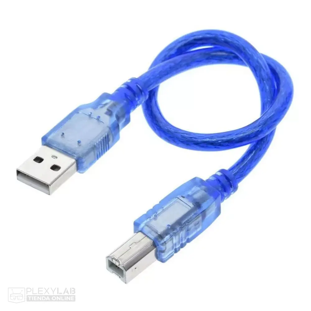 Cable de datos para Arduino UNO o MEGA, USB A a USB B