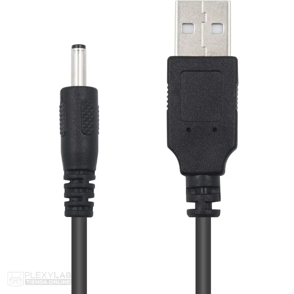 Cable USB a conector Plug de 3.5x1.35 mm