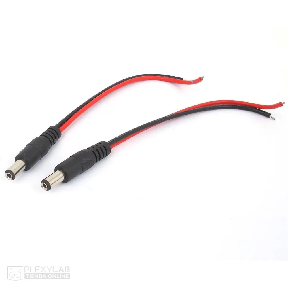 Cable con conector Plug de 5.5x2.1 mm